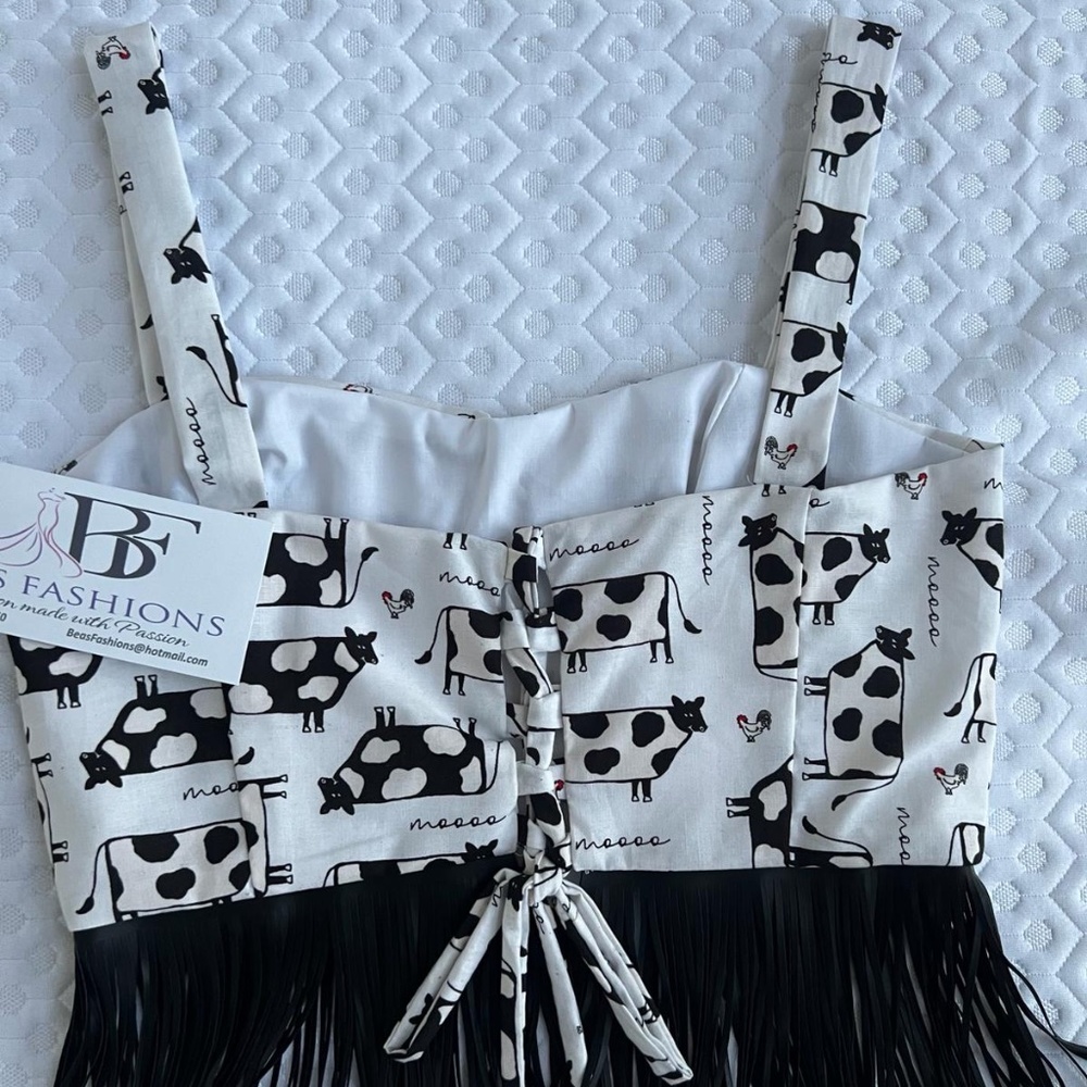Women cow print